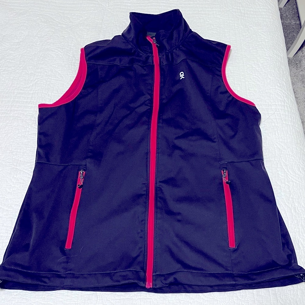 🍊Little Donkey Andy Purple Sleeveless Vest with Pink Trim XXL🍊